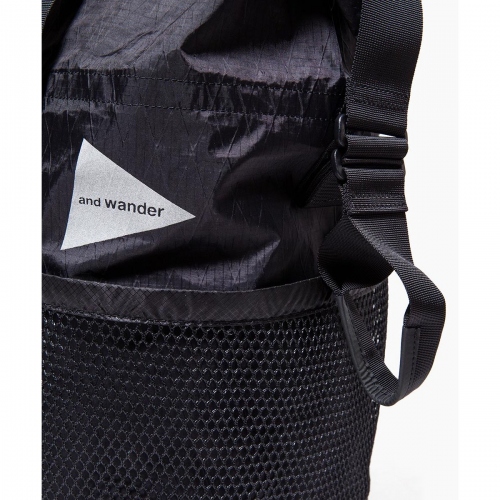 and wander / アンドワンダー | X-Pac 45L tote bag - Black | 通販 