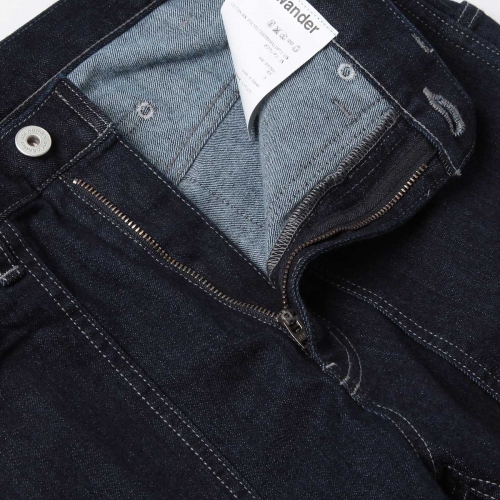 and wander / アンドワンダー | PL stretch denim (M) - Navy | 通販 