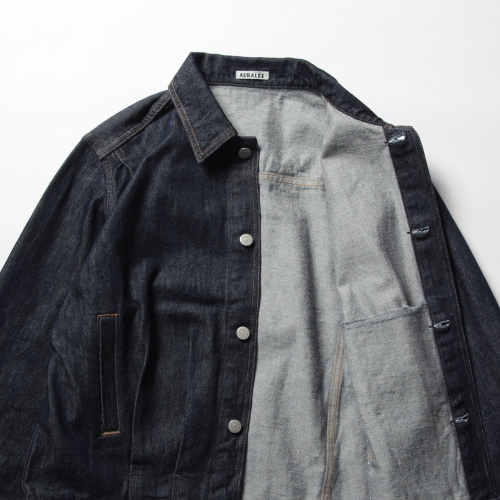 AURALEE / オーラリー | WASHED HARD TWIST DENIM BLOUZON (メンズ 