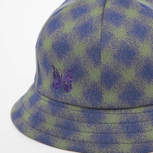 Needles / ニードルズ | Bermuda Hat - Poly Jq. - Blue / Olive 