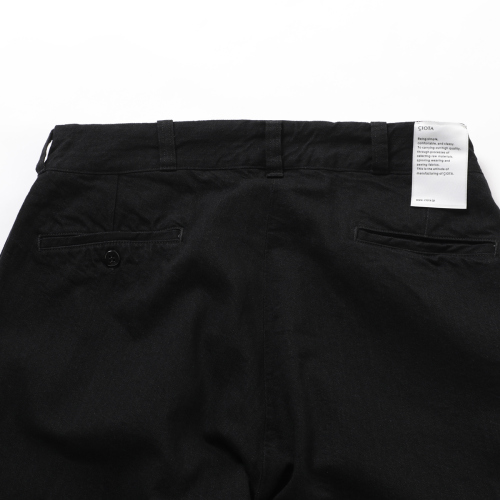 CIOTA / シオタ | Denim Slacks - Black (One Wash) | 通販 - 正規取扱 