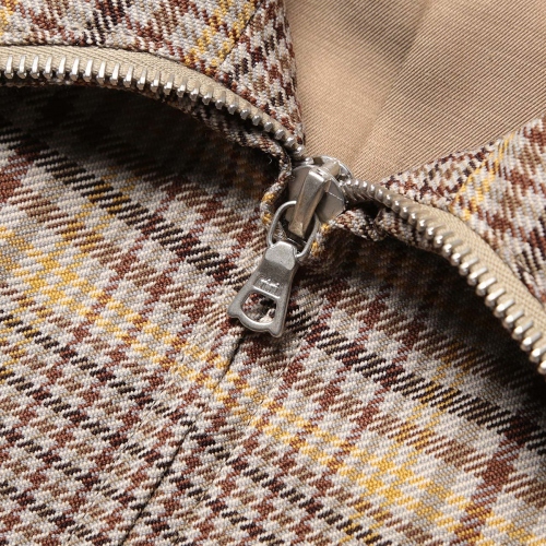 AURALEE / オーラリー | WOOL SERGE CHECK ZIP-UP BLOUSON (メンズ 