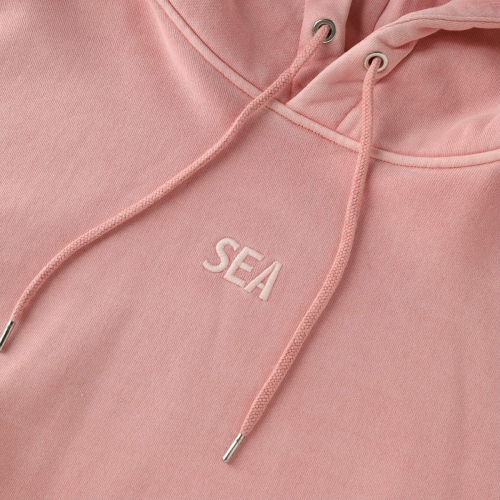 WIND AND SEA / ウィンダンシー | SEA (pigment-dye) HOODIE - Fs Pink 