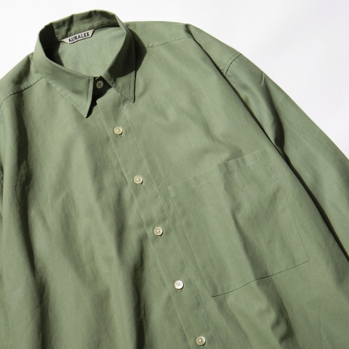 AURALEE / オーラリー | WASHED FINX TWILL BIG SHIRTS (メンズ 