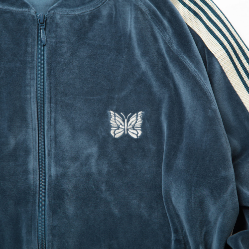 Needles R.C.TE. Hoodie/Zip Velour マリンブルー（NEEDLES - 스컬프  