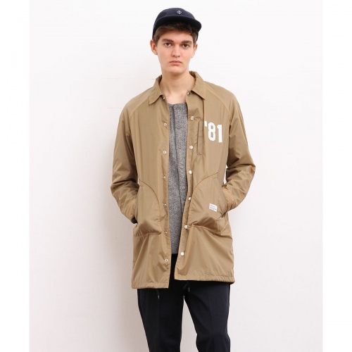 BEDWIN / ベドウィン | NYLON COACH LONG JKT 「JILL」 - Black | 通販 