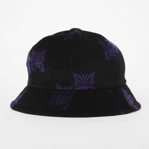 Needles / ニードルズ | Bermuda Hat - C/PE Papillon Velour - Black 