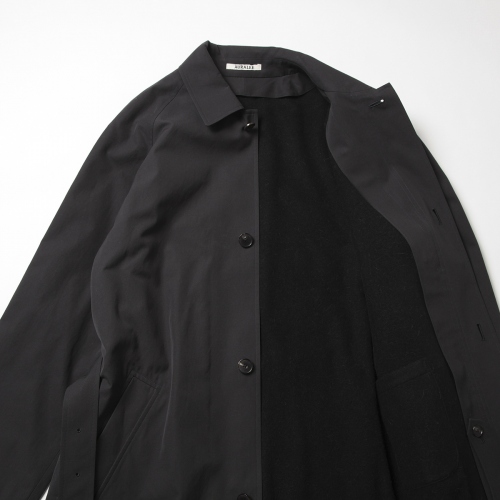 AURALEE / オーラリー | FINX HARD TWIST GABARDINE SOUTIEN COLLAR 