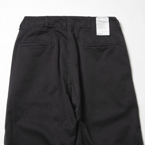 CIOTA / シオタ | スビンコットン ウエポン チノパンツ - Black (STONE  