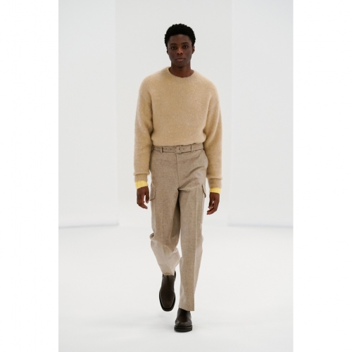 AURALEE / オーラリー | SUPER MILLED SHETLAND WOOL BELTED FIELD 