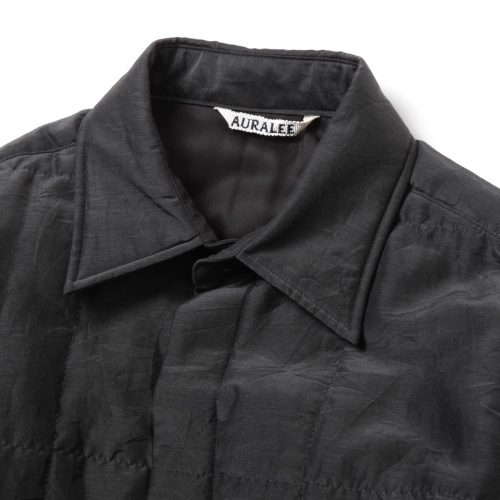 AURALEE / オーラリー | QUILTED LIGHT SILK COTTON SHIRT (レディース 