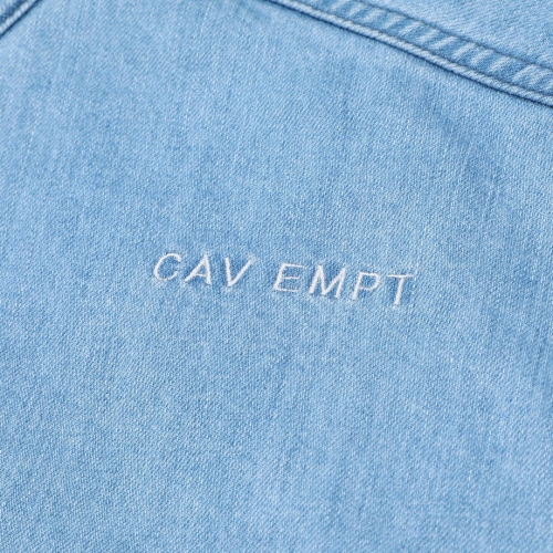C.E / シーイー | BLEACHED DENIM HALF ZIP JACKET - Indigo | 通販 