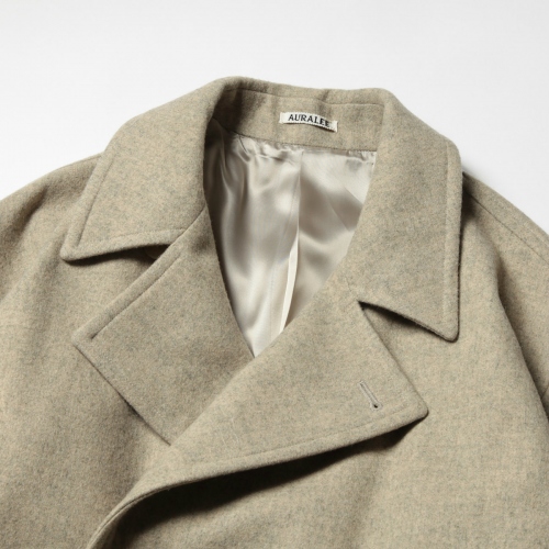 AURALEE / オーラリー | SUPER MILLED SHETLAND WOOL DOUBLE-BREASTED 