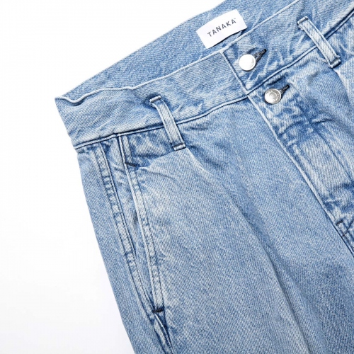 TANAKA / タナカ | THE WIDE JEAN TROUSERS - ASH BLEACH | 通販 