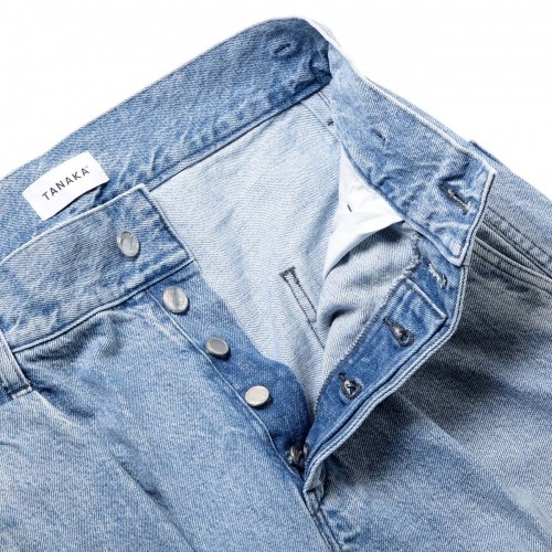 TANAKA / タナカ | THE WIDE JEAN TROUSERS - ASH BLEACH | 通販 