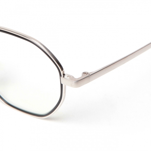 kearny / カーニー | charlie - Black × Silver / lens Clear | 通販 