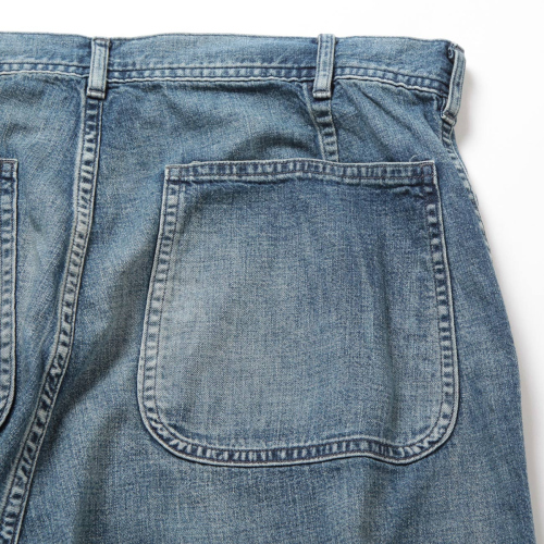 MAATEE&SONS / マーティーアンドサンズ | US NAVY DENIM PANTS - Fade 