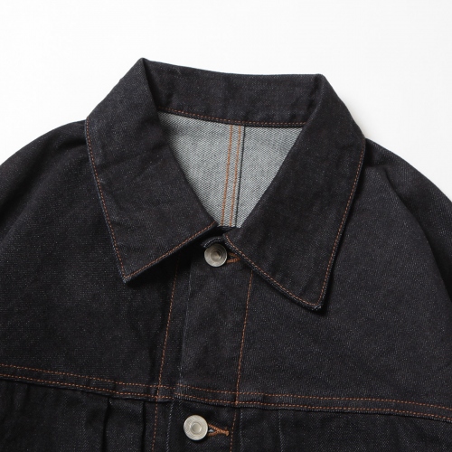 URU / ウル | COTTON DENIM - TRUCKER JACKET TYPE A - Indigo | 通販 