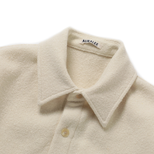 AURALEE / オーラリー | HOMESPUN TWEED SHIRT BLOUSON (レディース 