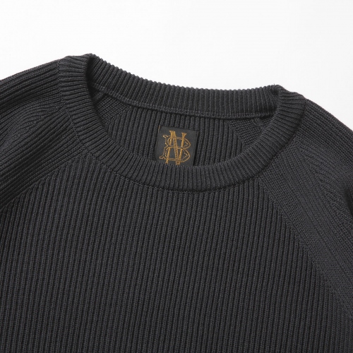 BATONER / バトナー | HYPER TWIST WOOL RIB CREW NECK (レディース 