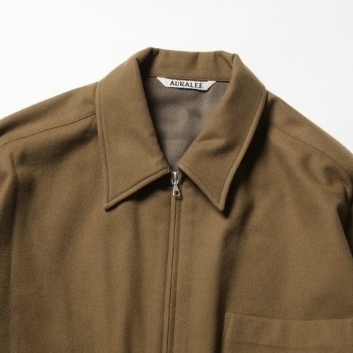 AURALEE / オーラリー | SUPER SOFT WOOL FLANNEL ZIP SHIRTS (メンズ 