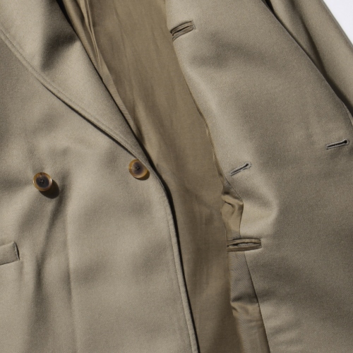 AURALEE / オーラリー | LIGHT MELTON OVER COAT (メンズ) - Gray 