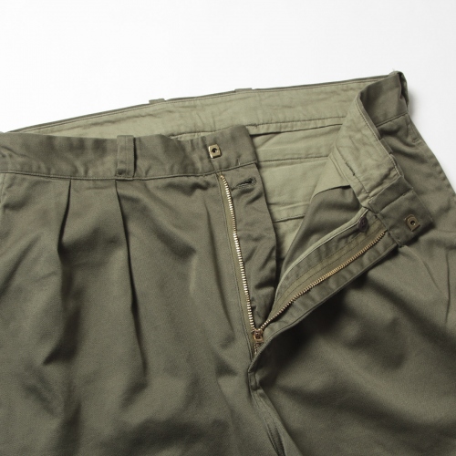 nanamica / ナナミカ, Double Pleat Wide Chino Pants - Moss Green, 通販 - 正規取扱店