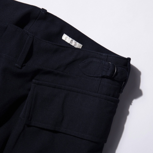 COMOLI / コモリ | ウールナイロン ミリタリーパンツ - Navy | 通販 