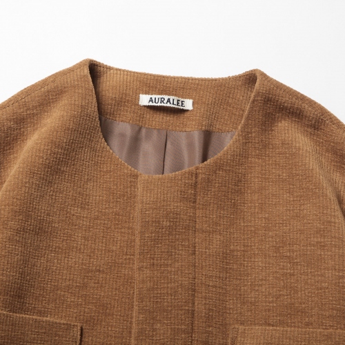 AURALEE / オーラリー | WOOL COTTON MOLE BLOUSON (レディース 