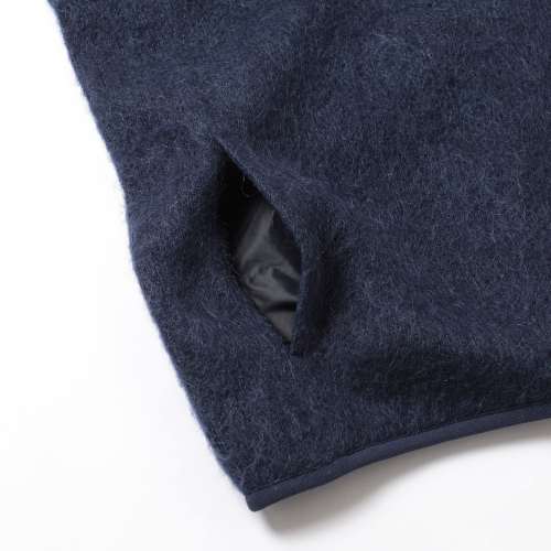 nanamica / ナナミカ | Zip-Up Mohair Vest - Navy | 通販 - 正規取扱 