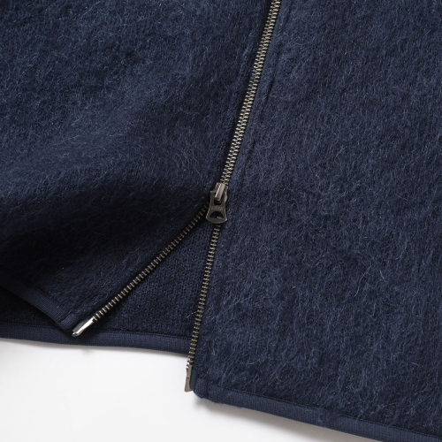 nanamica / ナナミカ | Zip-Up Mohair Vest - Navy | 通販 - 正規取扱 