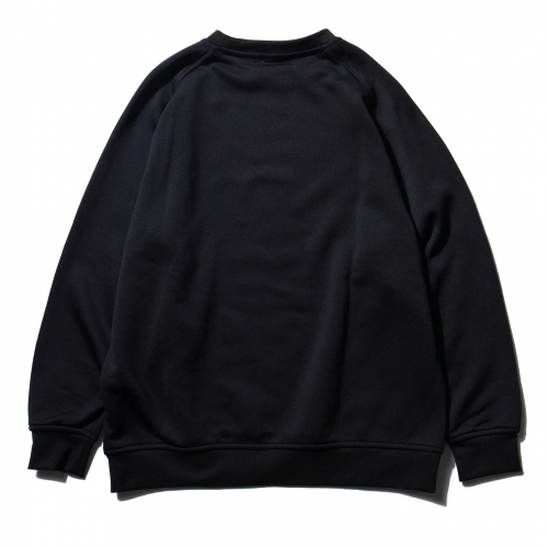 COMOLI / コモリ | ナイロンコットン裏毛 長袖クルー - Navy | 通販 