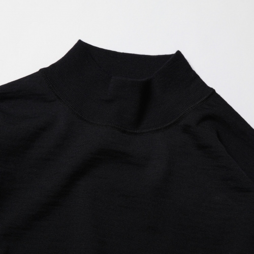 COMOLI / コモリ | 18Gウール ハイネックニット - Navy | 通販 - 正規 