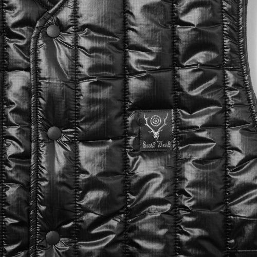 South2 West8 / サウスツーウエストエイト | Quilted Crew Neck Vest 