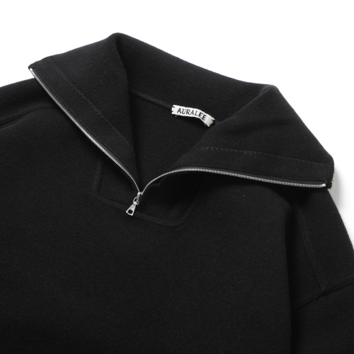 AURALEE / オーラリー | HEAVY MILANO RIB KNIT ZIP TURTLE (メンズ 