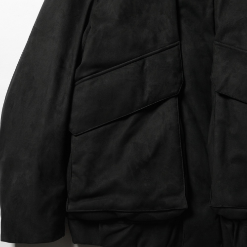 URU / ウル | FAKE LEATHER / ZIP UP BLOUSON - Black | 通販 - 正規 