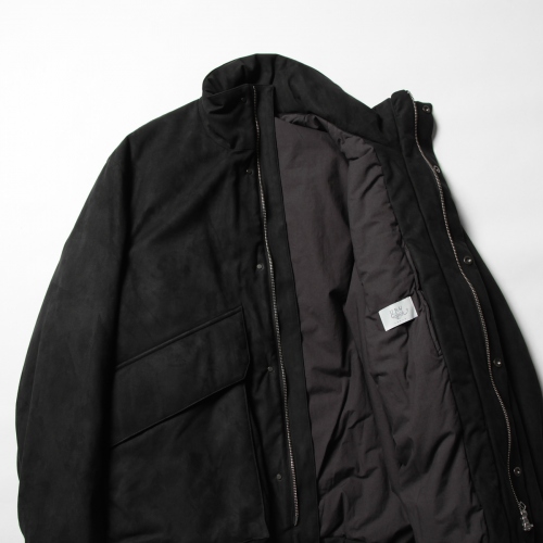 URU / ウル | FAKE LEATHER / ZIP UP BLOUSON - Black | 通販 - 正規 
