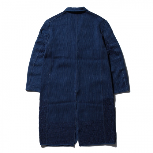 Porter Classic / ポータークラシック | KENDO LONG COAT - Blue 
