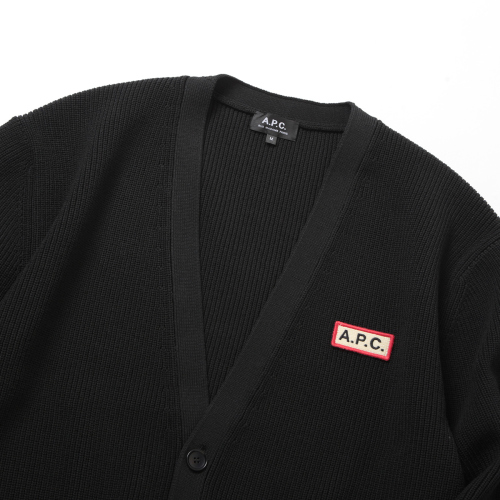 A.P.C. / アーペーセー | Leon カーディガン - Black | 通販 - 正規 