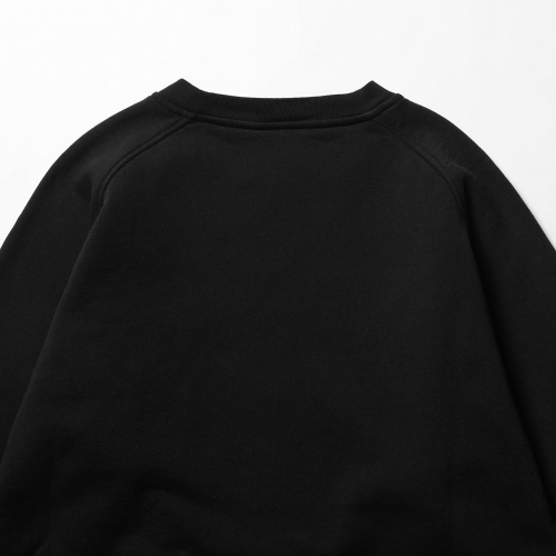 COMOLI / コモリ | コットン吊裏毛 クルーネック - Fade Black | 通販 
