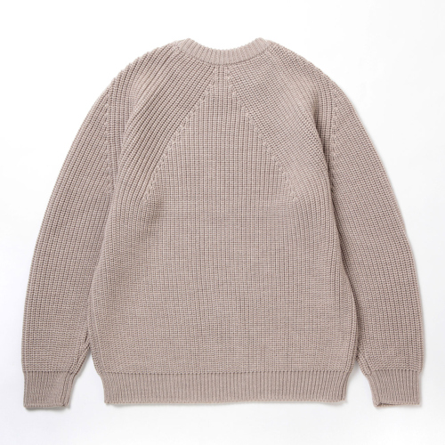 BATONER バトナー ニット クルーネック ベージュ BATONER バトナー 