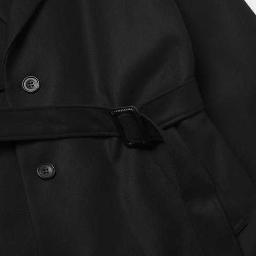 stein / シュタイン | LAY CHESTER COAT - Black | 通販 - 正規取扱店 