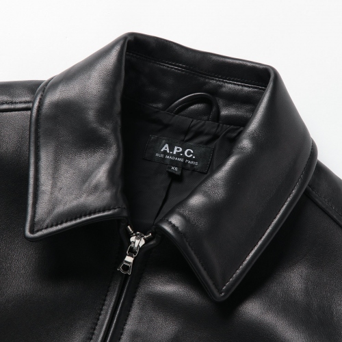 A.P.C. / アーペーセー | レザーブルゾン - Black | 通販 - 正規取扱店 