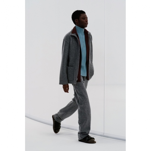 AURALEE / オーラリー | WOOL LING YARN MILLED JERSEY ZIP BLOUSON 