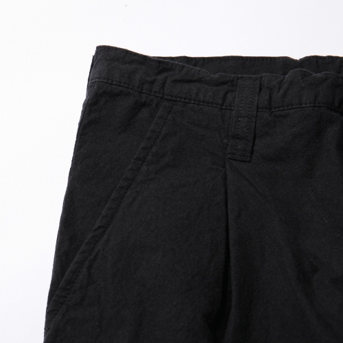 Porter Classic / ポータークラシック | LOCAL BLACK CROPPED PANTS 