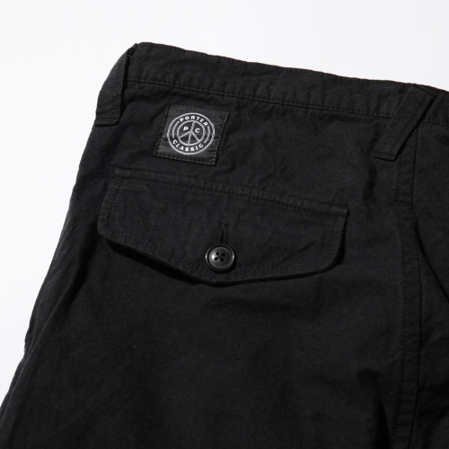 Porter Classic / ポータークラシック | LOCAL BLACK CROPPED PANTS 