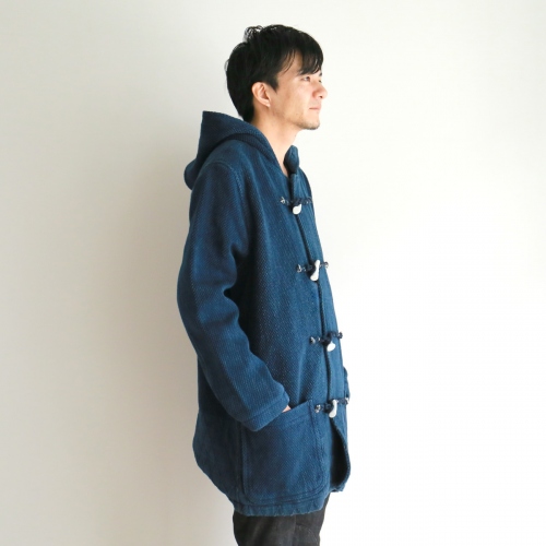 Porter Classic / ポータークラシック|P.C KENDO DUFFLE COAT - Blue 