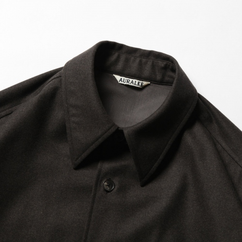 AURALEE / オーラリー | WOOL FULLING FLANNEL SHIRTS (メンズ) - Top 