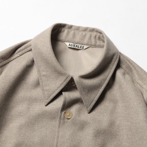 AURALEE / オーラリー | WOOL FULLING FLANNEL SHIRTS (メンズ) - Top 