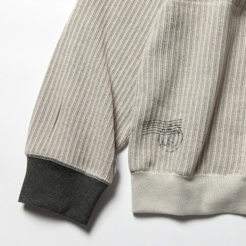 ESSAY / エッセイ | TS-1 POSTMARK ZIP SWETATER - Beige | 通販 